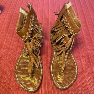 Sam Edelman brown gladiator sandals size 6
